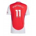 Arsenal Gabriel Martinelli #11 Domácí Dres 2024-25 Krátkým Rukávem